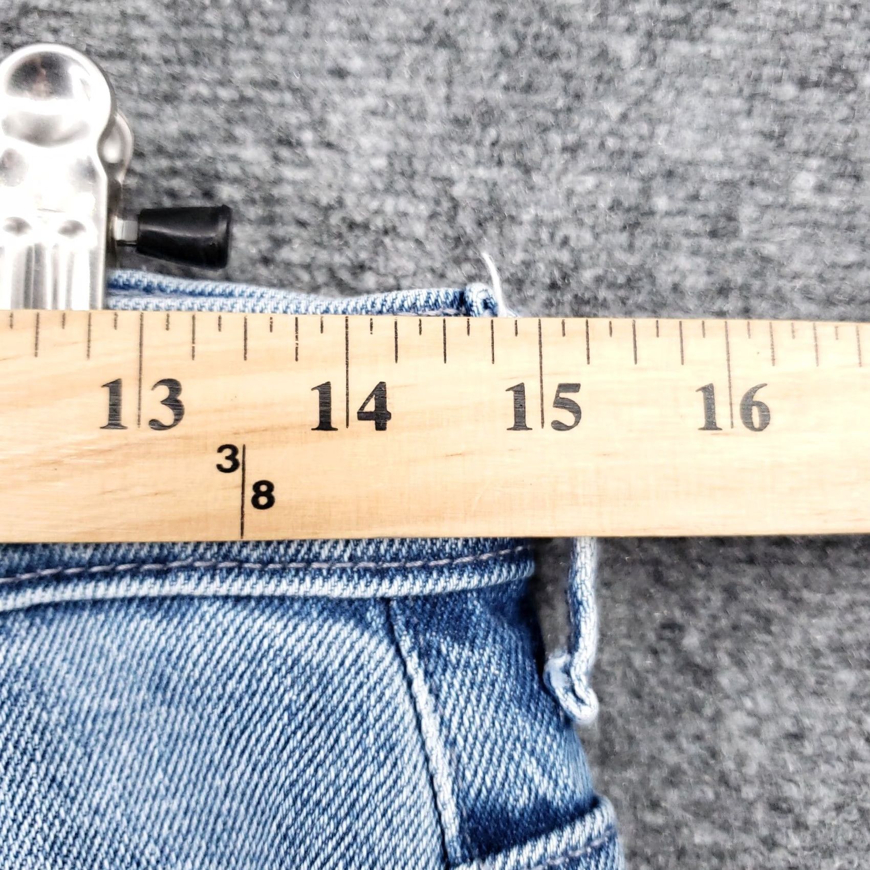 Pacsun PacSun Jeans Men 30x29 Blue Skinny Straight Leg Medium Wash Denim Zip Fly Ripped Size US 29 - 6 Thumbnail