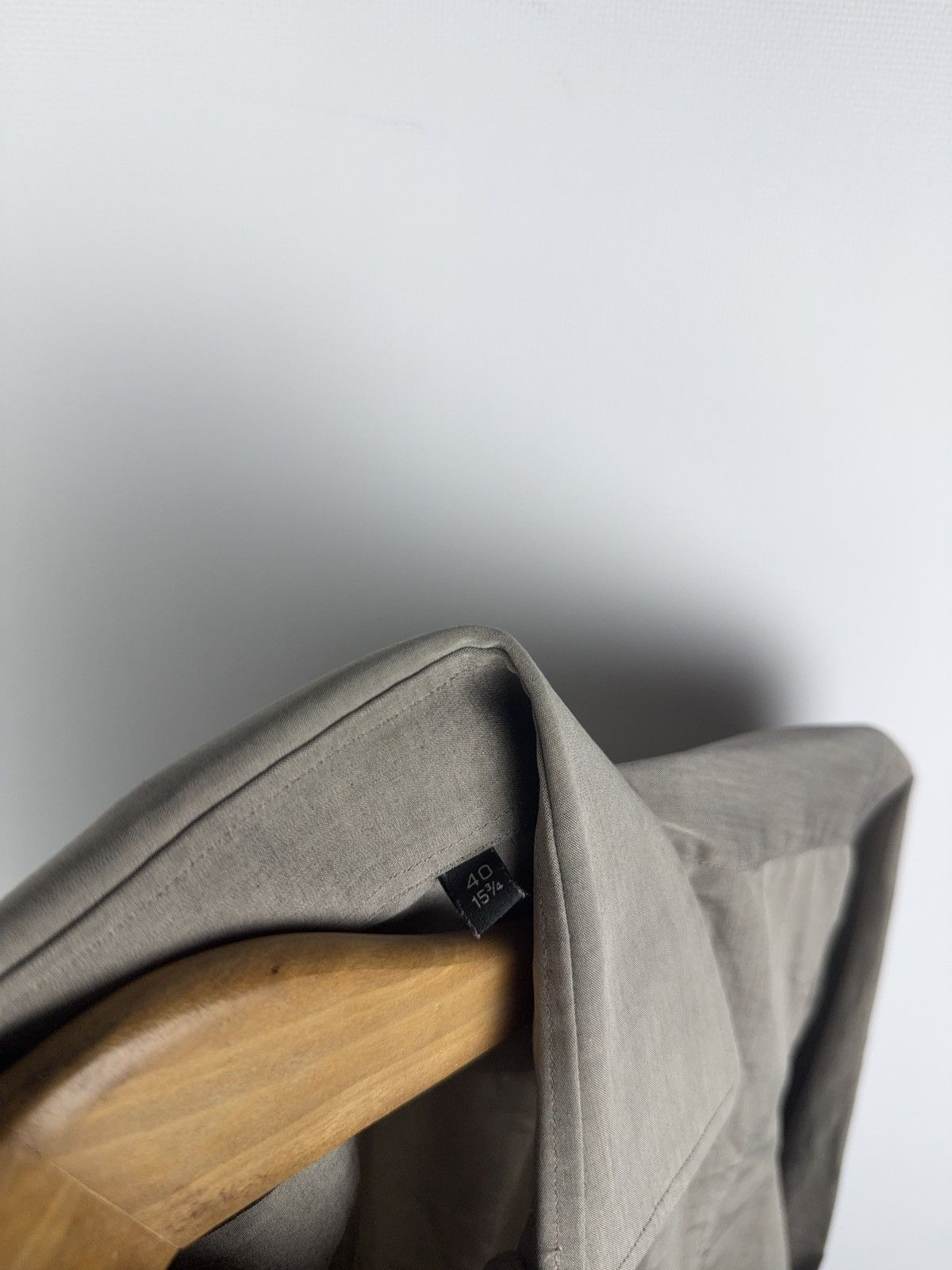 Hugo Boss Hugo BOSS Italian Fabric Dress Shirt Taupe Cotton 40 15 3/4 Size US L / EU 52-54 / 3 - 6 Thumbnail