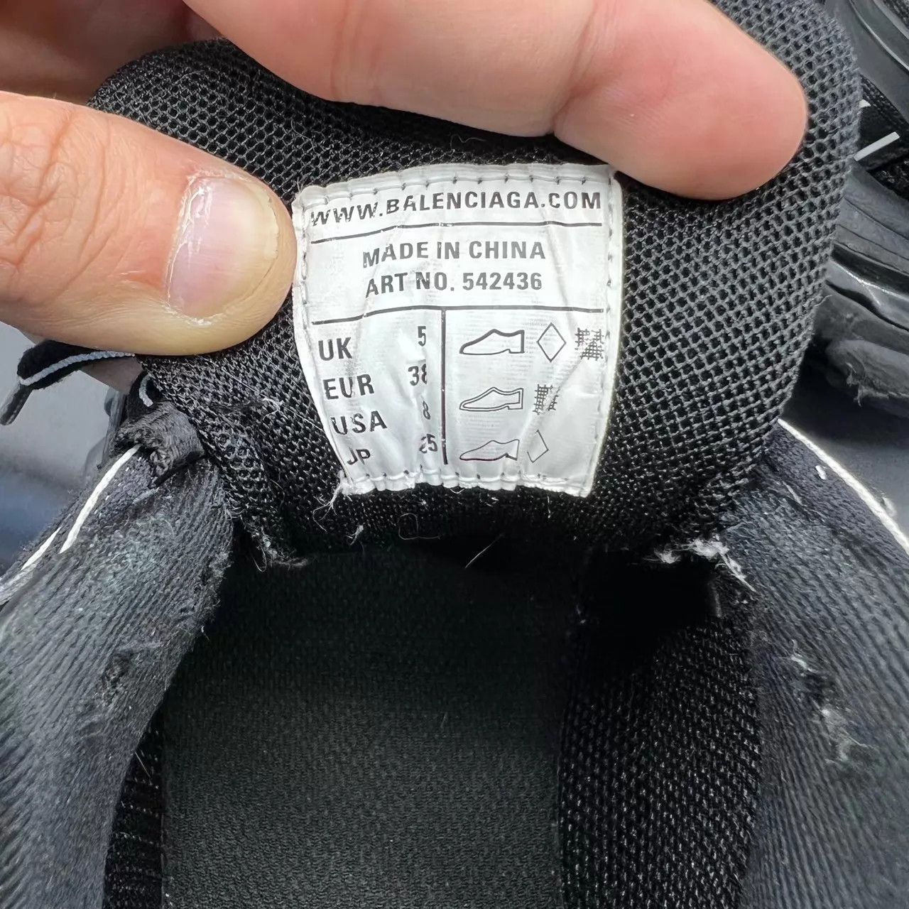 Balenciaga Balenciaga Track Black 38 New Original Box Size US 7.5 / IT 37.5 - 8 Thumbnail