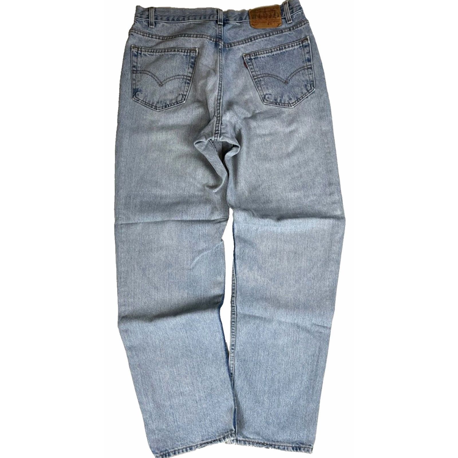 Levi's Levi's 550 Jeans Relaxed Fit Denim Blue 34x33 5-Pocket Vintage Made in USA Mens jeans Size US 34 / EU 50 - 2 Thumbnail