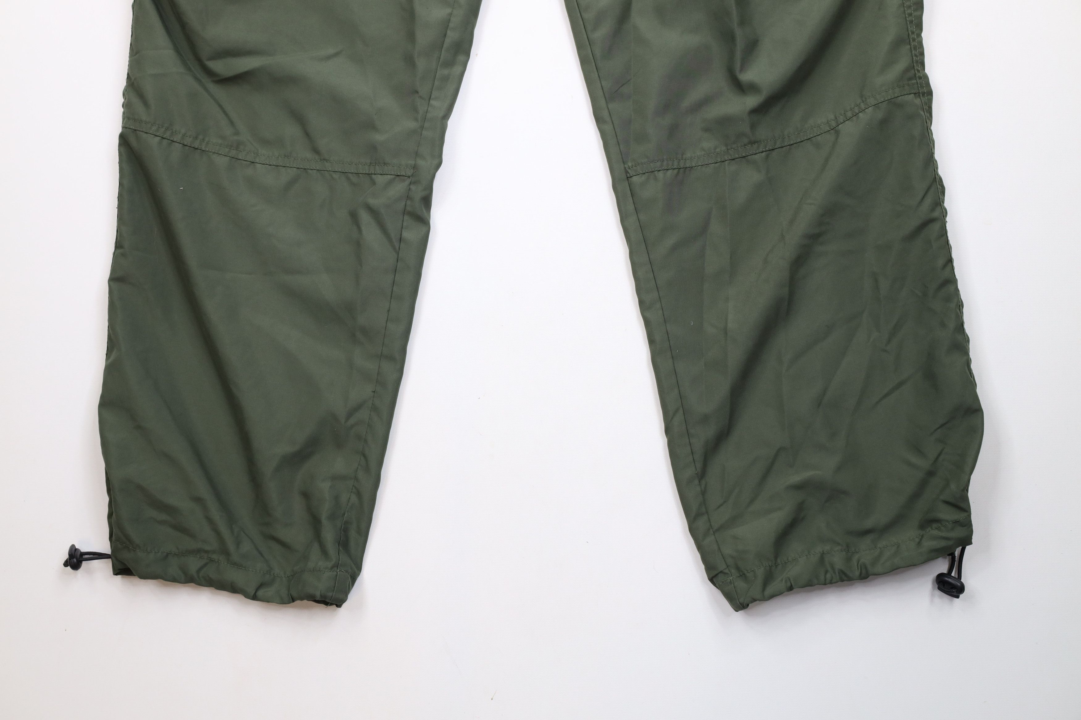 Vintage Vintage 90s Y2K Streetwear Baggy Wide Leg Cargo Pants Green Size US 32 / EU 48 - 4 Thumbnail