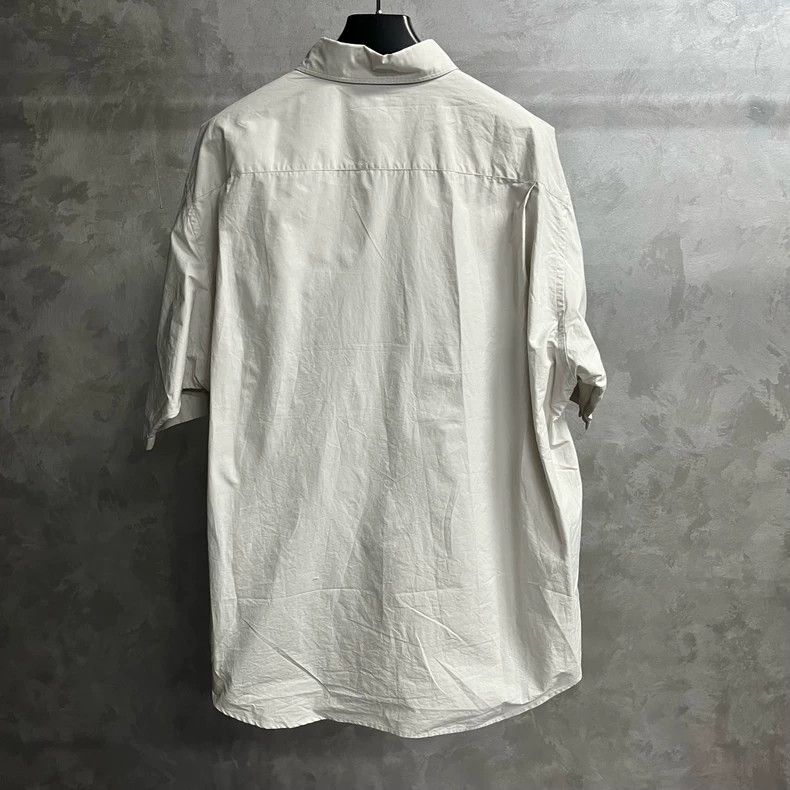 Balenciaga Balenciaga Off White Chest Printed Lapel Sleeve Size US XXS / EU 40 - 5 Thumbnail