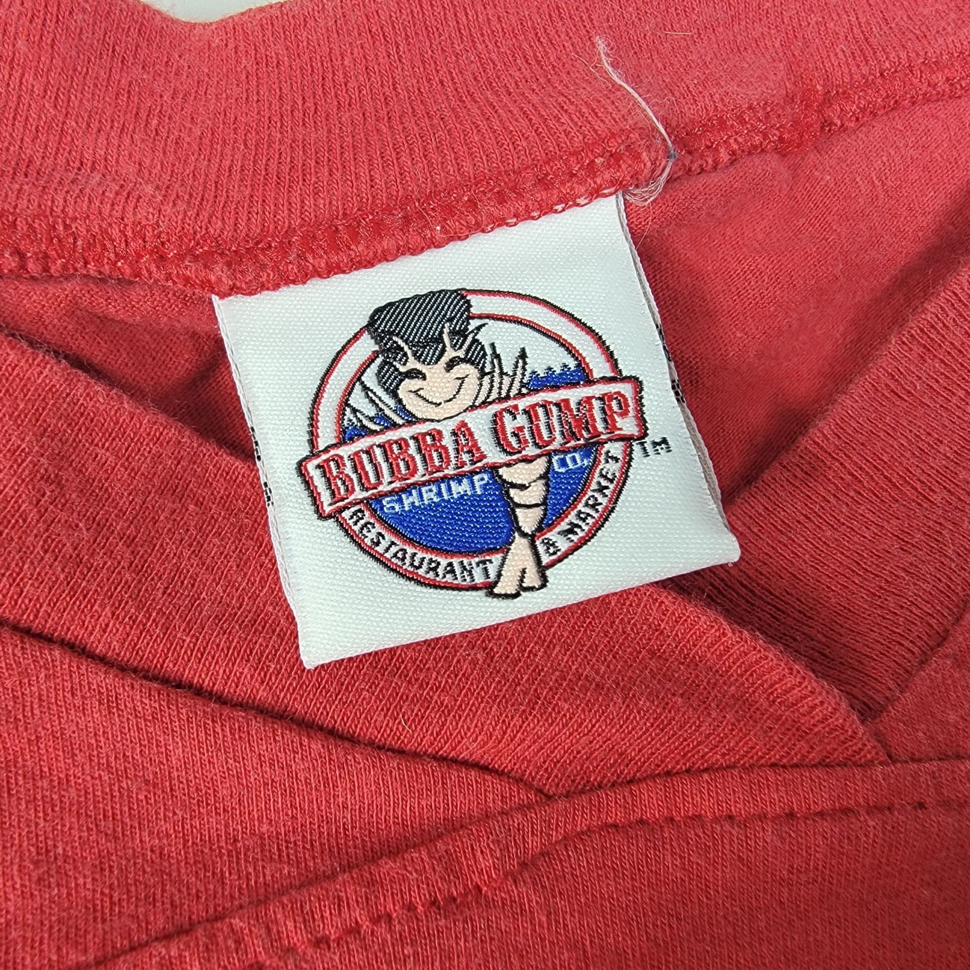 Vintage Vintage Bubba Gump Shrimp Co Adults Red T Shirt Large Work W Size L / US 10 / IT 46 - 3 Thumbnail