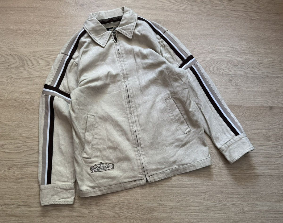 Energie Vintage 00’a Energie y2k Japanese Beige Skateboarding Jacket Size US L / EU 52-54 / 3 - 1 Thumbnail