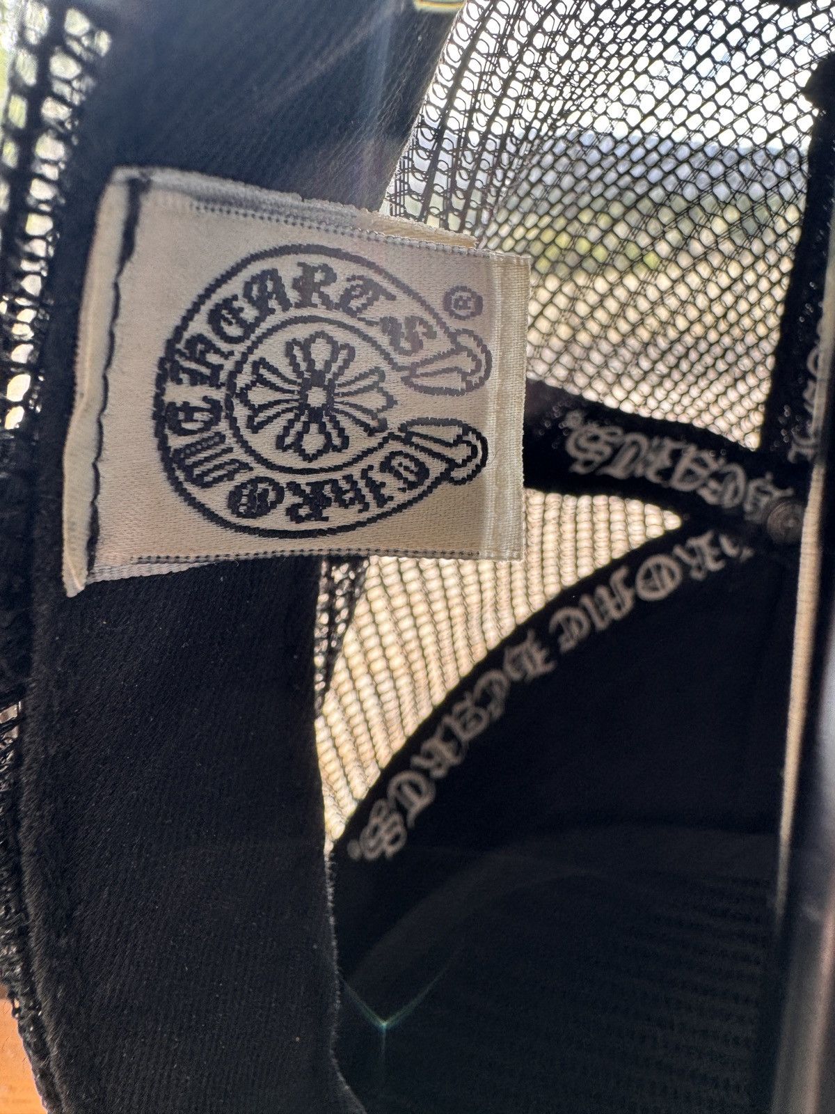 Chrome Hearts Chrome Hearts leather & mesh baseball hat Size ONE SIZE - 9 Thumbnail