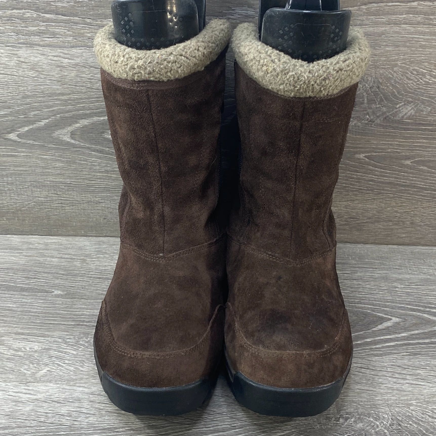 SOREL Sorel Waterfall Brown Suede Leather Insulated Waterproof Winter Boots Womens 9 Size US 7 / IT 37 - 3 Thumbnail