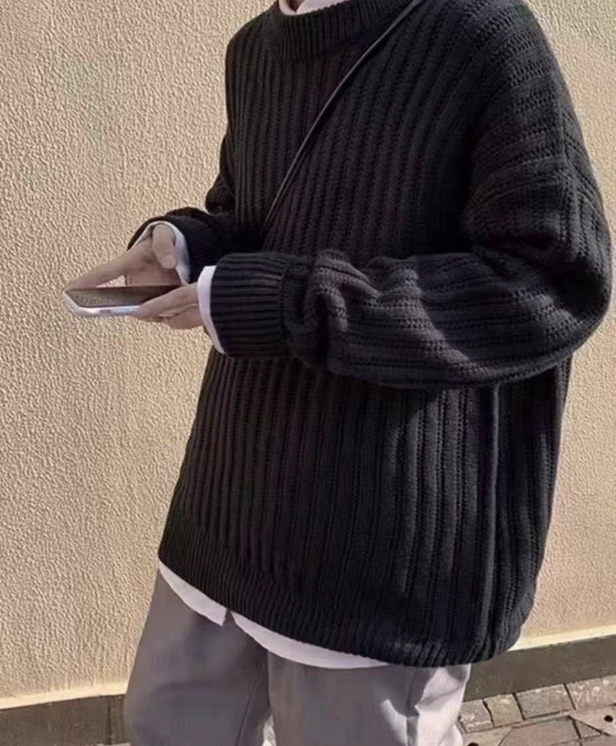 Visvim VISVIM AMPLUS CREW L/S (W/L) 20AW wool blend knit sweater Size US M / EU 48-50 / 2 - 4 Thumbnail