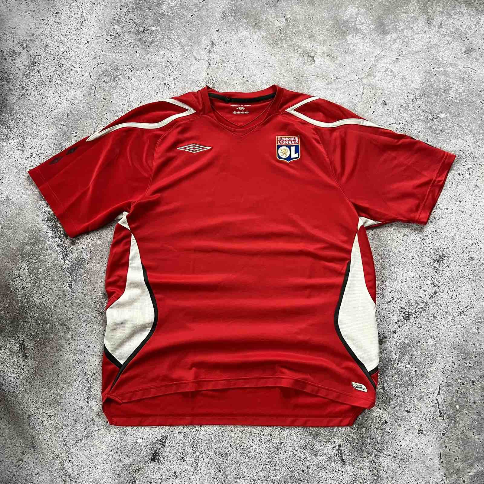 Umbro Vintage UMBRO OLYMPIQUE LYONNAIS Soccer Jersey Size US XL / EU 56 / 4 - 1 Thumbnail