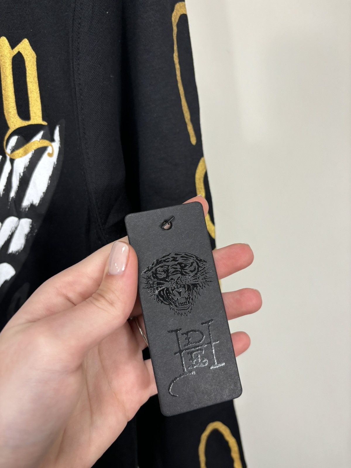 Christian Audigier Ed Hardy NEW Eagle Snake Logo Hype Y2K Tattoo Black Hoodie Size US S / EU 44-46 / 1 - 10 Thumbnail