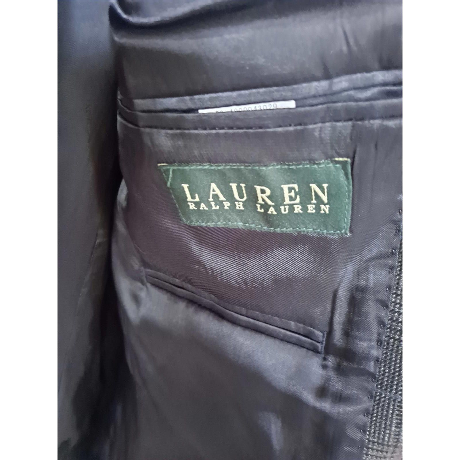 Ralph Lauren Ralph Lauren Dark Gray Plaid Suit Jacket Size 40R Size 40R - 4 Thumbnail