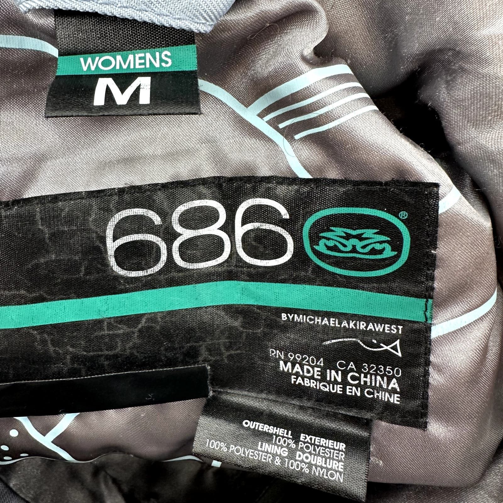 686 686 Acc Caliber Insulated Jacket Full Zip Hood Plaid M Size M / US 6-8 / IT 42-44 - 4 Thumbnail