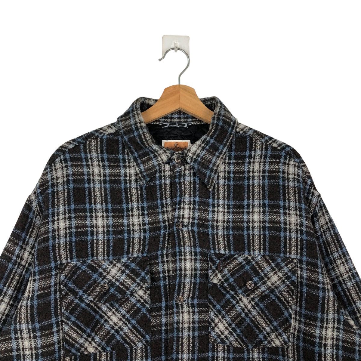 Flannel 🔥VINTAGE FLANEL JACKET TARTAN DESIGN CANTE OF FLORENCE Size US L / EU 52-54 / 3 - 2 Thumbnail