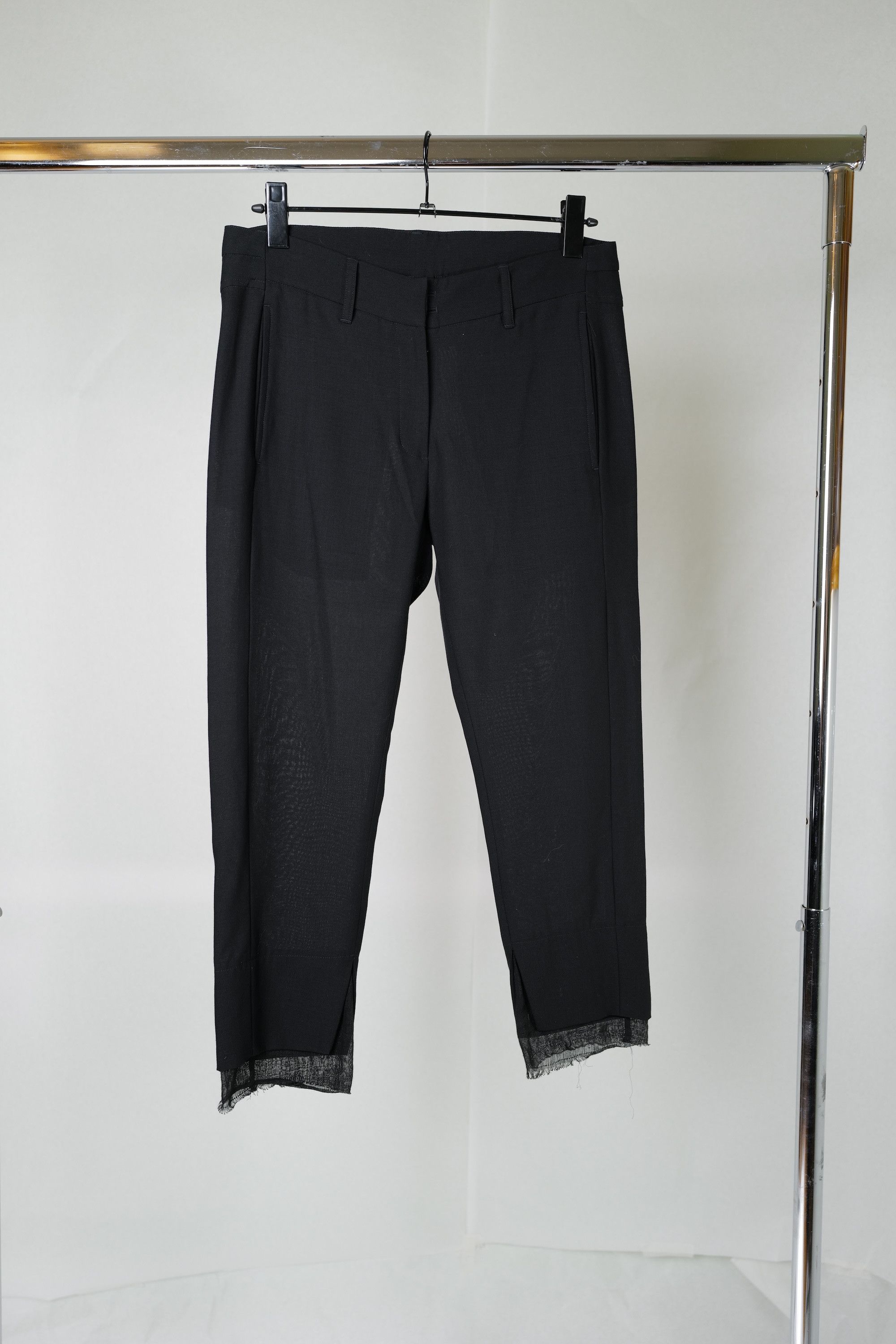 Ann Demeulemeester Ann Demeulemeester women’s black wool pants Size 27" / US 4 / IT 40 - 3 Thumbnail