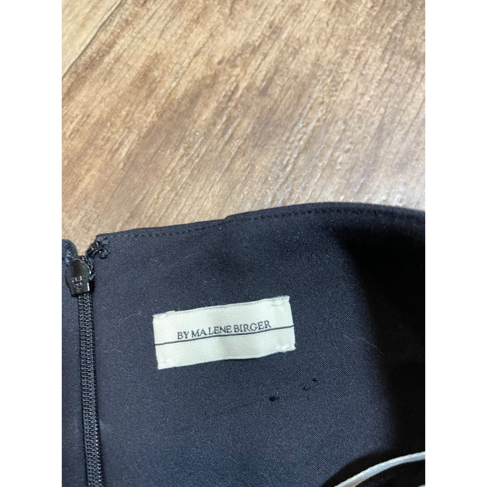 By Malene Birger Malene Birger Pants Women's 34 Black Flat Front High Rise Ankle Zipper Stretch Pants Business 34 Women Size 24" / US 00 / IT 34 - 6 Thumbnail
