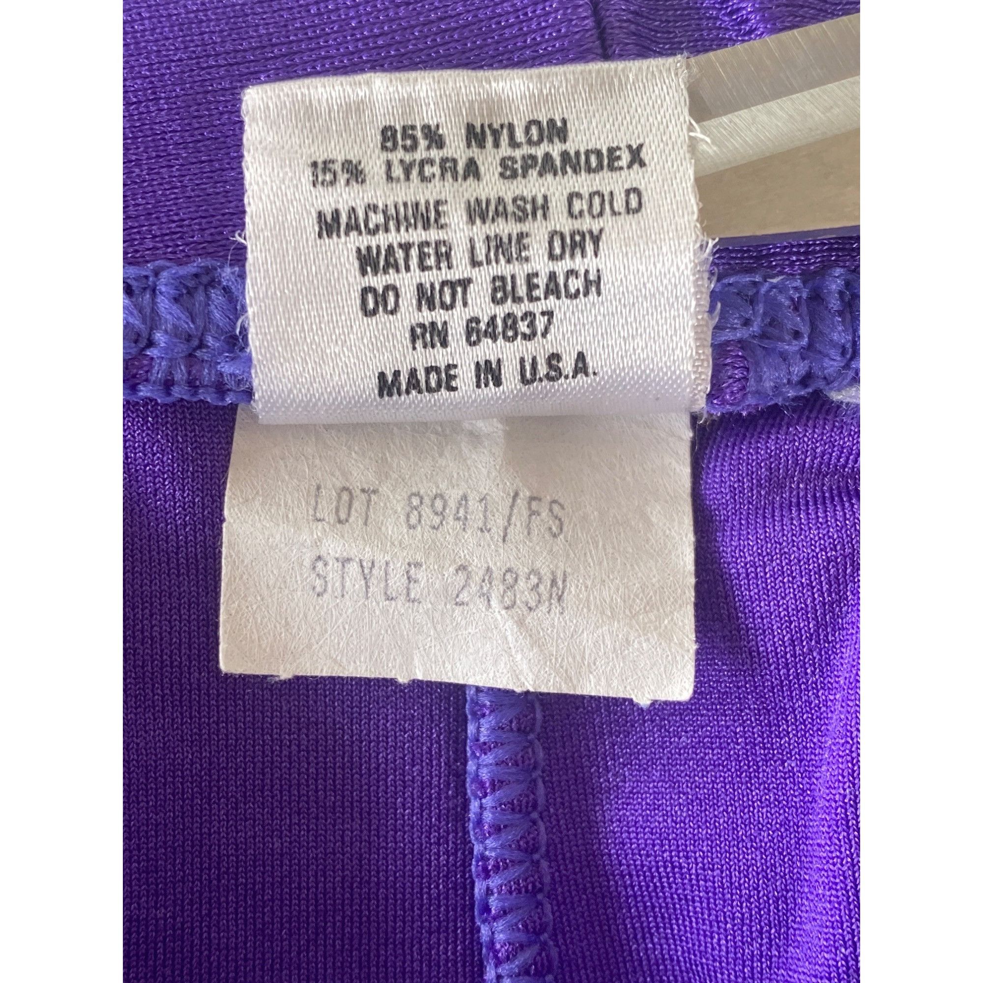 Vintage Vintage 80's Women's XL Purple Rachel McLish The Body CO Tig Size 36" / US 14 / IT 50 - 6 Thumbnail