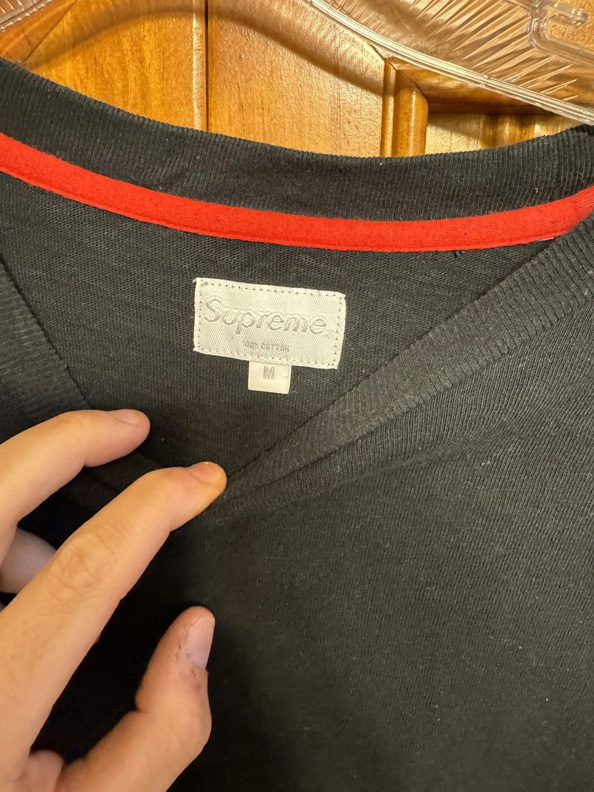 Supreme Supreme back logo shirt Size US M / EU 48-50 / 2 - 3 Thumbnail