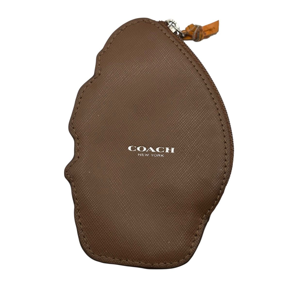 Coach Coach Squirrel Coin Purse Wallet Brown Leather Zip Around Size ONE SIZE - 2 Thumbnail