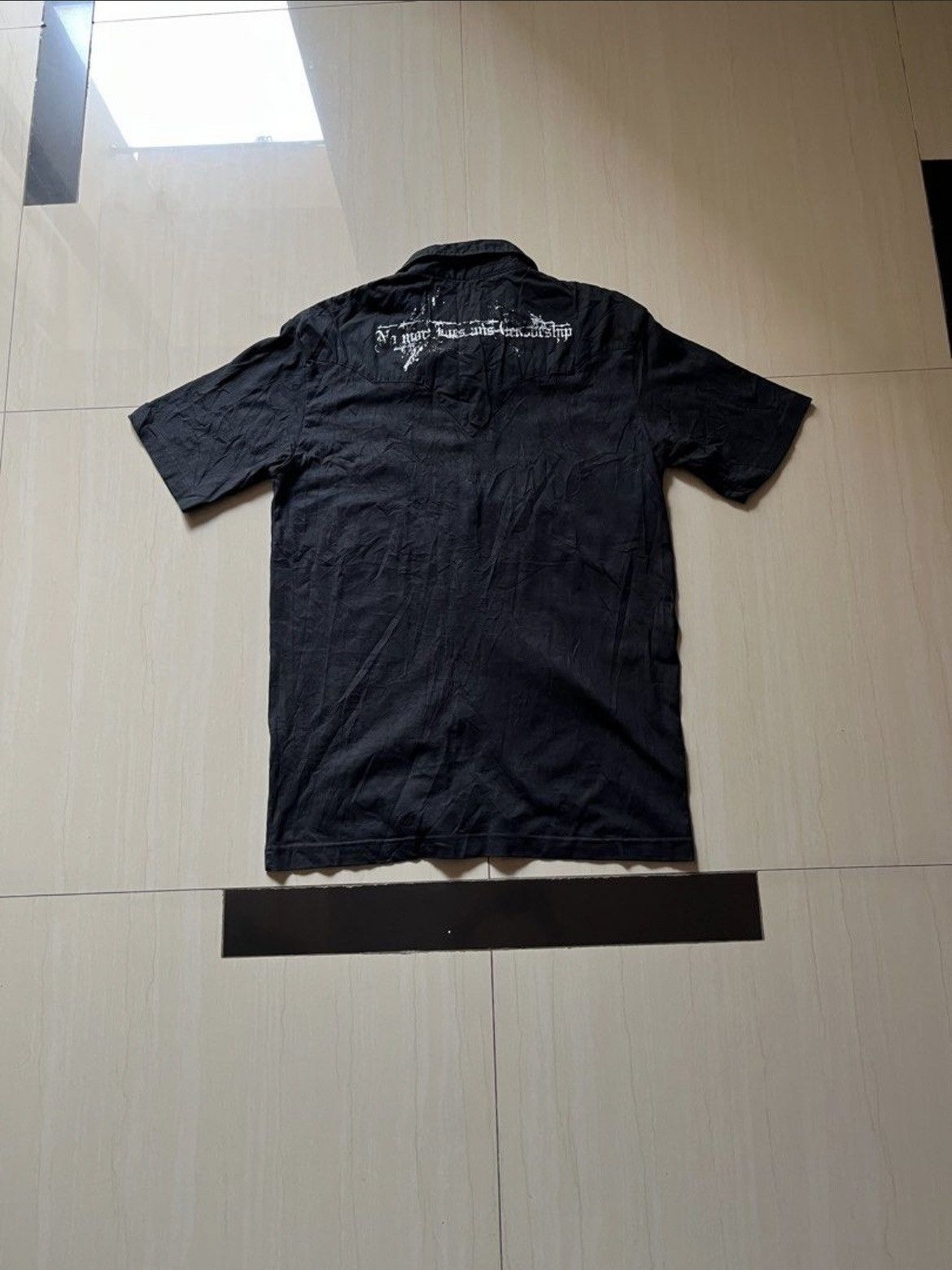 Japanese Brand Batsu studio shirt poem - if six was nine skull Size US L / EU 52-54 / 3 - 2 Thumbnail