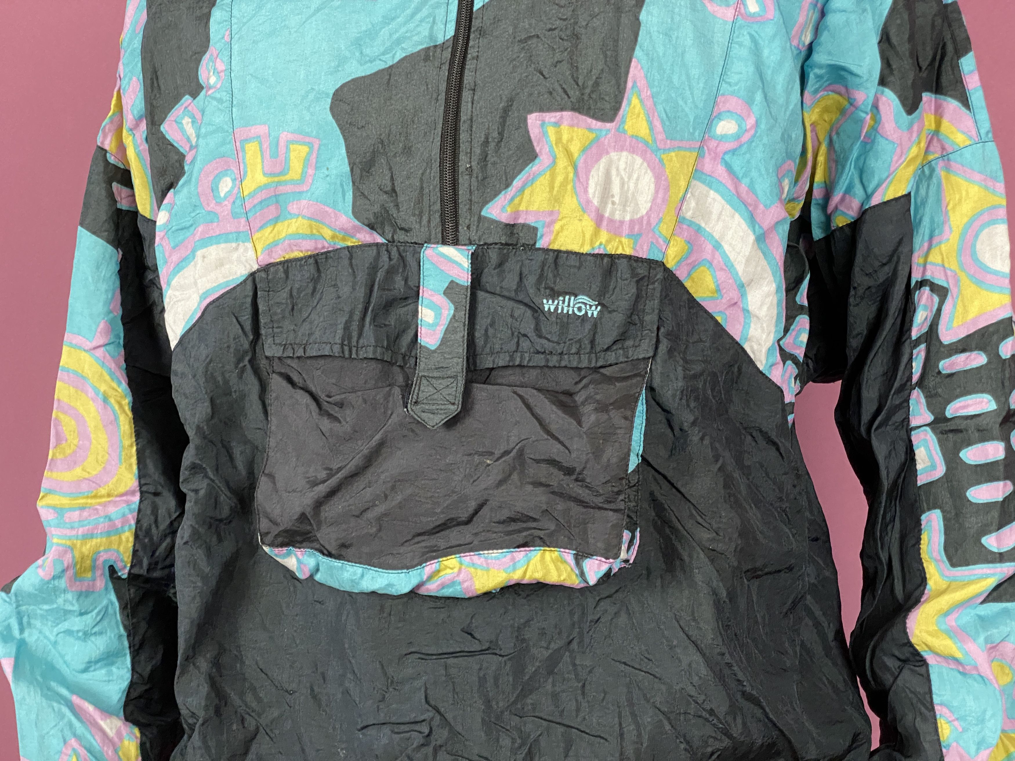Vintage 90s Willow Vintage Men's Windbreaker Jacket - Size XL Size US XL / EU 56 / 4 - 5 Thumbnail