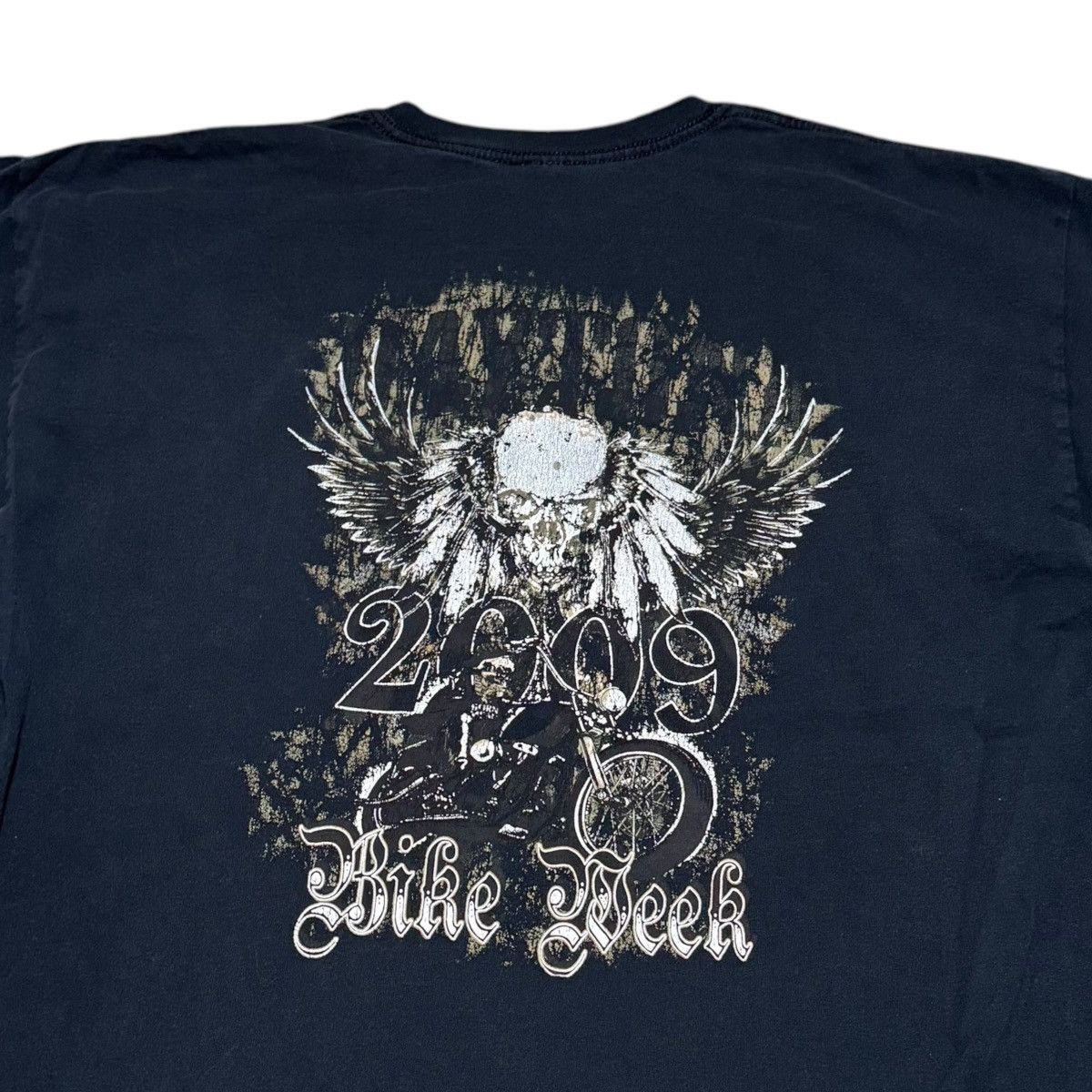 Gildan Daytona Bike Week 2009 Eagle Motorcycle Shirt Adult XL Size US XL / EU 56 / 4 - 2 Thumbnail