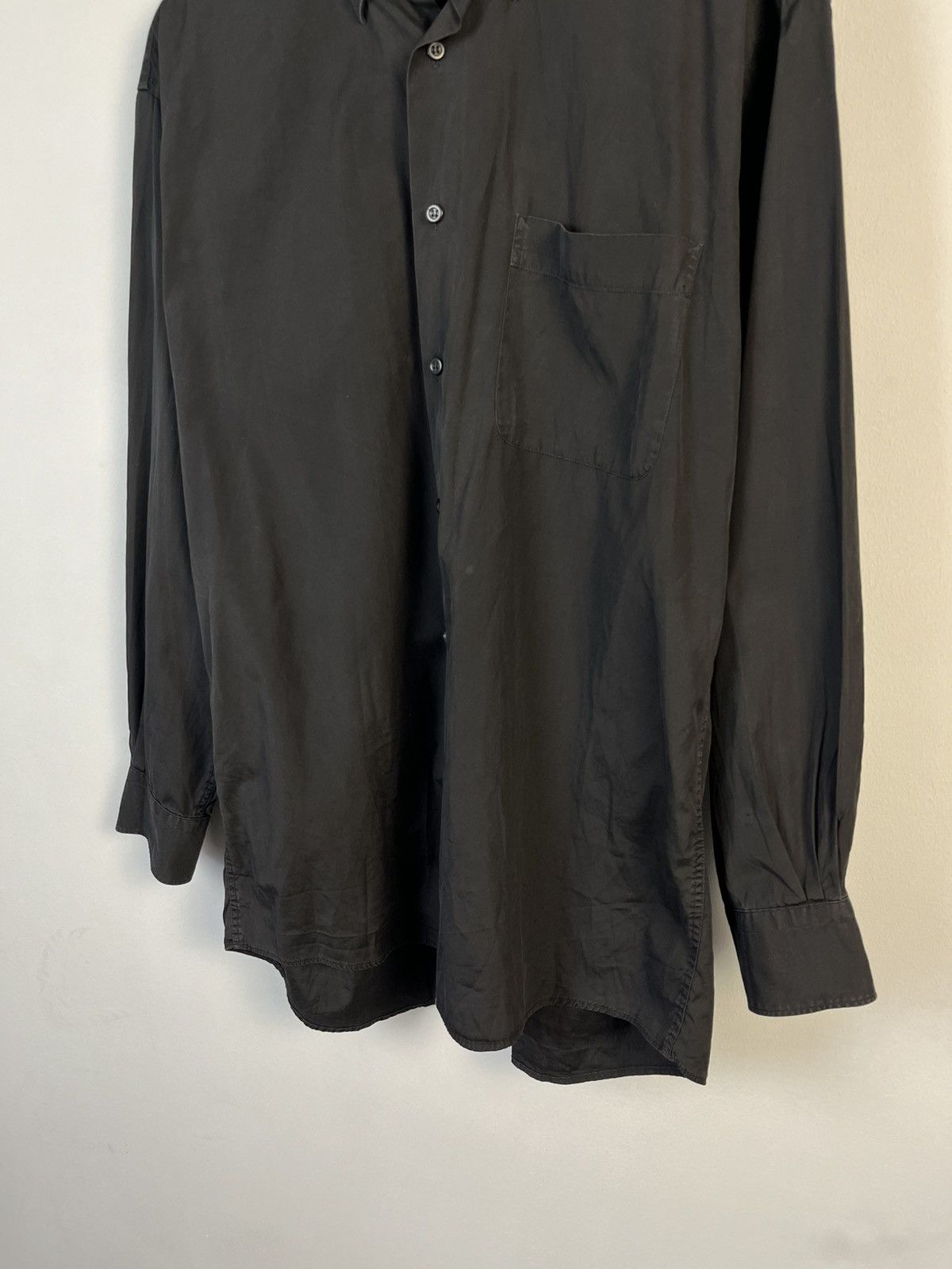 Kenzo × Vintage Kenzo Homme Vintage Classic Cotton Long Sleeve Shirt Size US L / EU 52-54 / 3 - 4 Thumbnail
