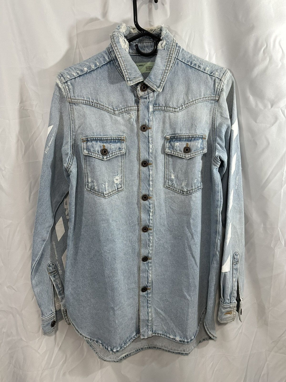 Off-White Off White Denim Shirt Size US XS / EU 42 / 0 - 3 Thumbnail