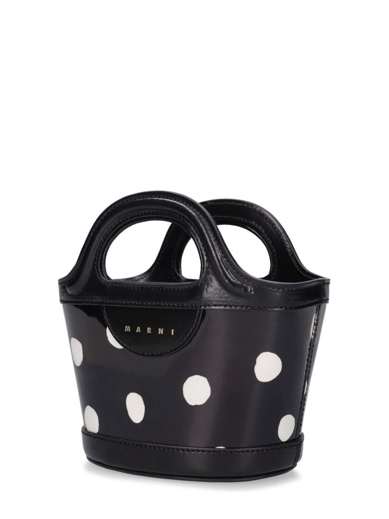 Marni o1w1db10125 Size:OS/Micro Tropicalia Top Handle Bag in Black Size ONE SIZE - 3 Thumbnail