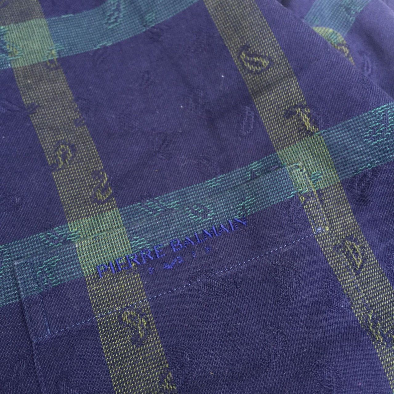 Balmain × Pierre Balmain × Vintage VINTAGE PIERRE BALMAIN PLAID BUTTON UPS SHIRTS Size US M / EU 48-50 / 2 - 3 Thumbnail