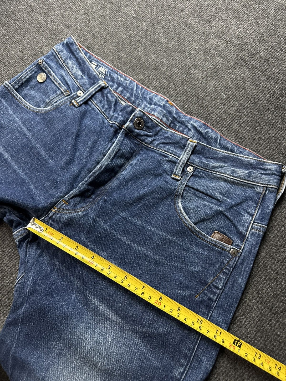 G-Star 00s Y2K G-Star RAW ARC 3D Slim Jeans W32 L34 Vintage Denim Size US 32 / EU 48 - 23 Thumbnail