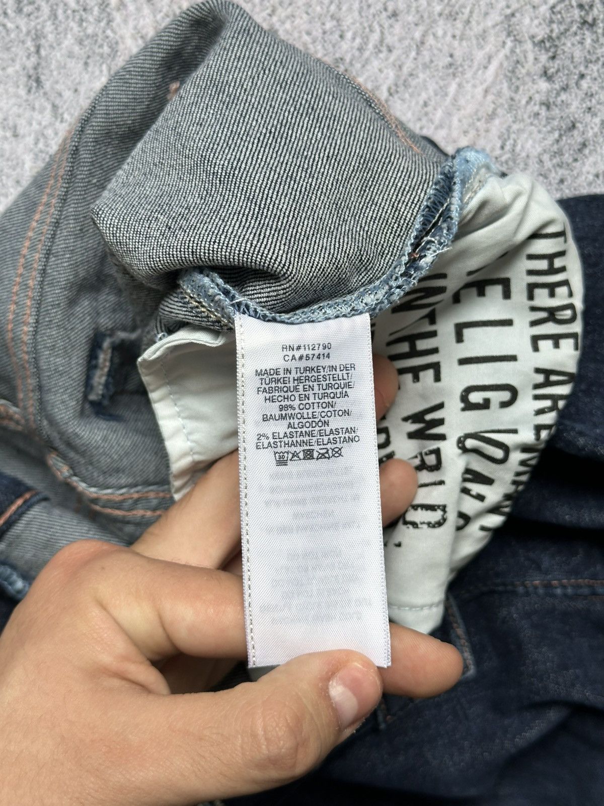 True Religion Vintage True Religion Beige Up Fit Denim Pants Washed Y2K Size US 32 / EU 48 - 14 Thumbnail