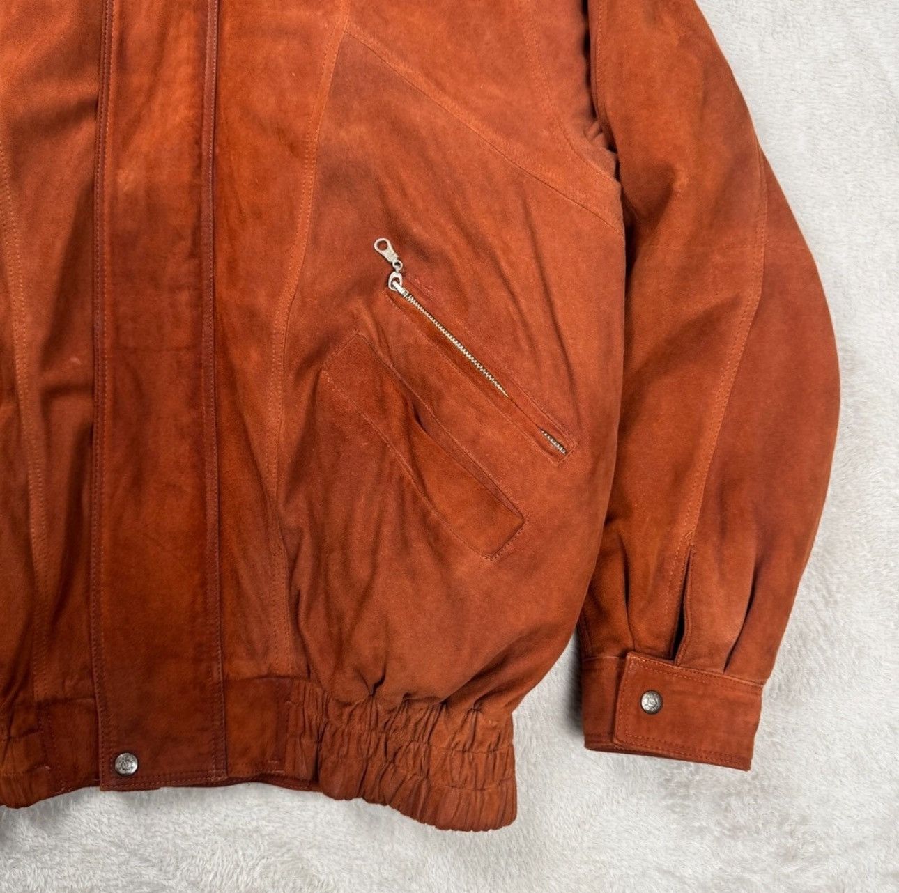 Other Vintage Gianni Versace Suede Leather Bomber Jacket Size US M / EU 48-50 / 2 - 4 Thumbnail