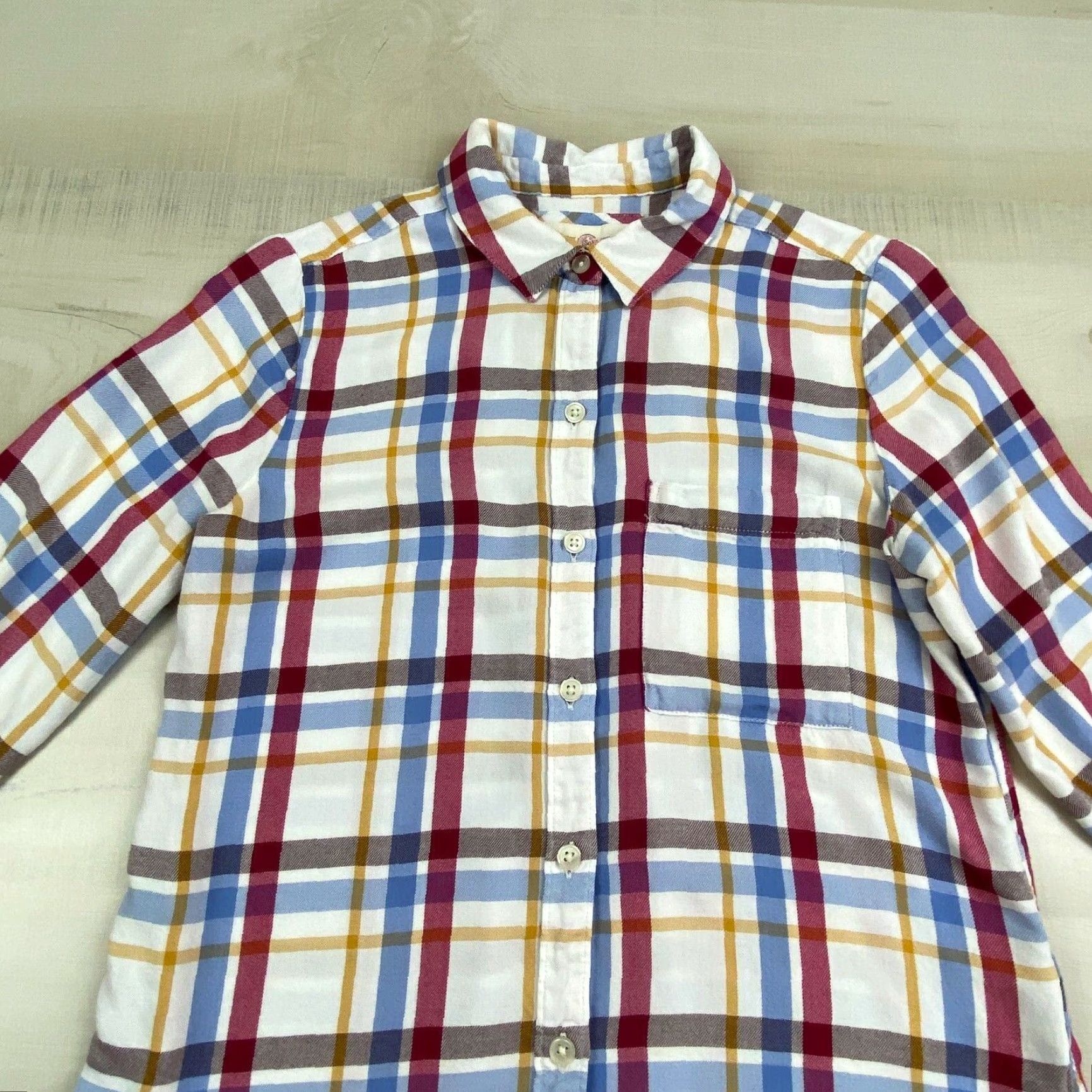 Vintage SO Womens Plaid Flannel Shirt Small Soft Relaxed Button Up Size S / US 4 / IT 40 - 2 Thumbnail