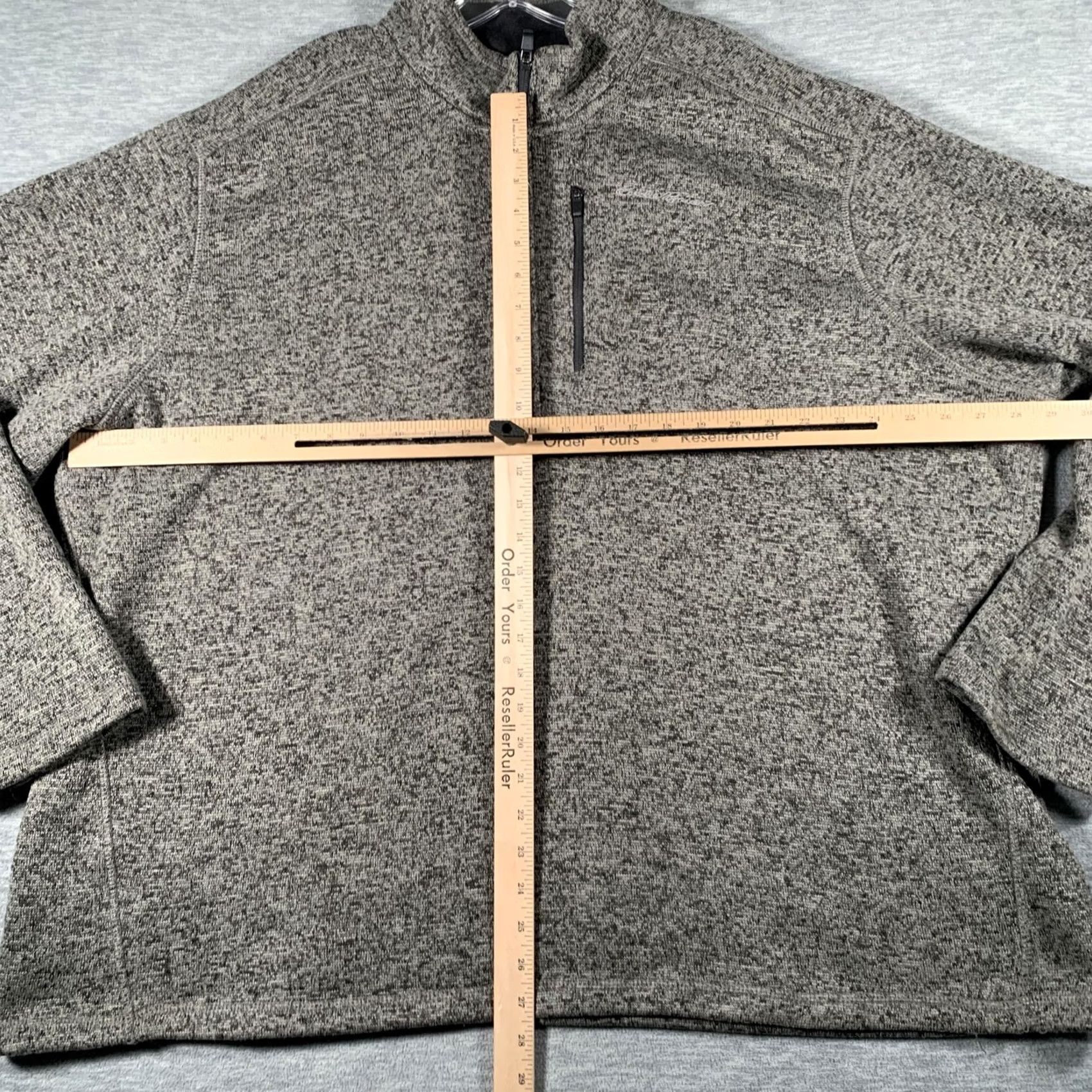 Eddie Bauer Eddie Bauer Sweatshirt Mens 3XL Gray 1/4 Zip Fleece Pullover Mock Neck Pockets Size US XXL / EU 58 / 5 - 6 Thumbnail