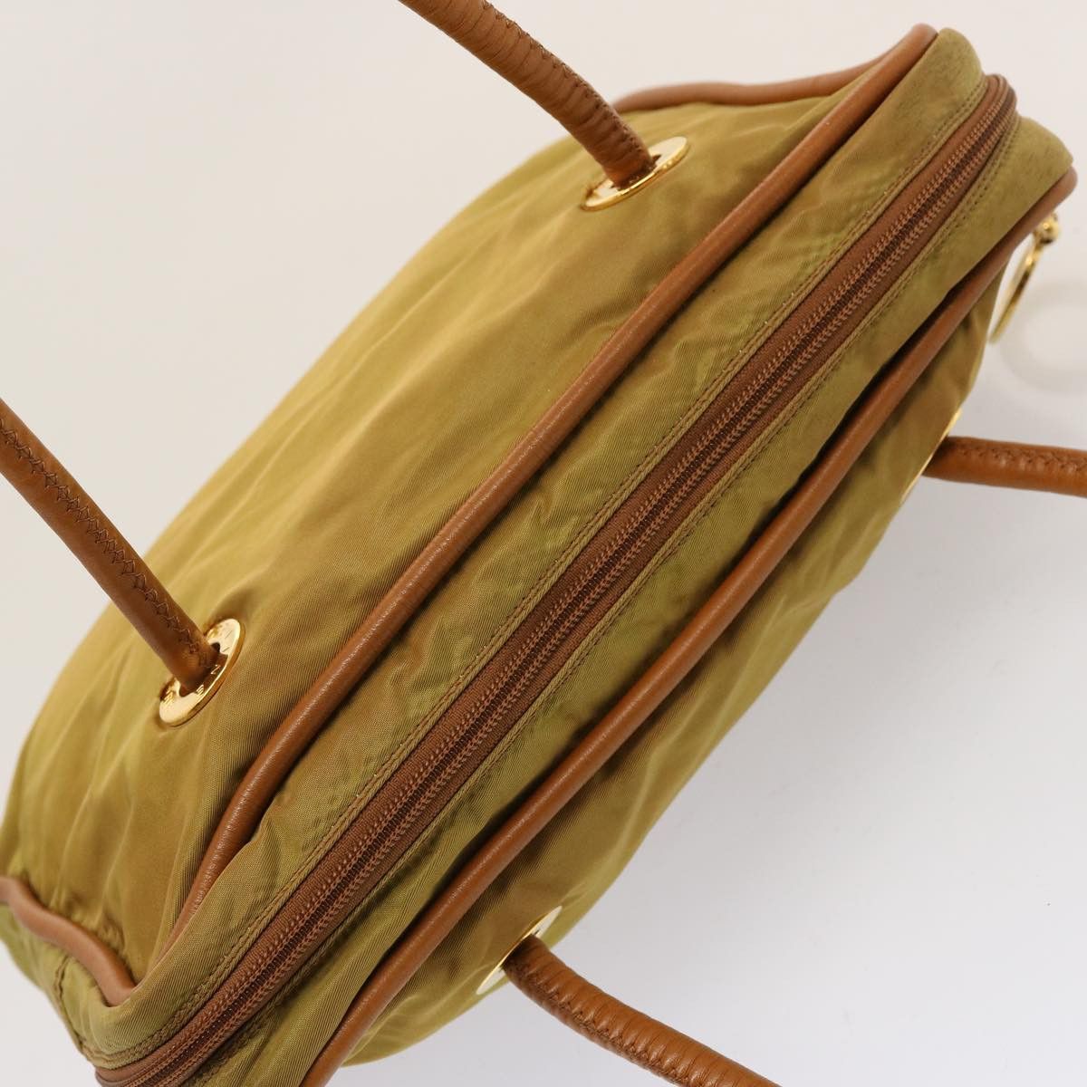 Celine CELINE Shoulder Bag Nylon Khaki Size ONE SIZE - 6 Thumbnail