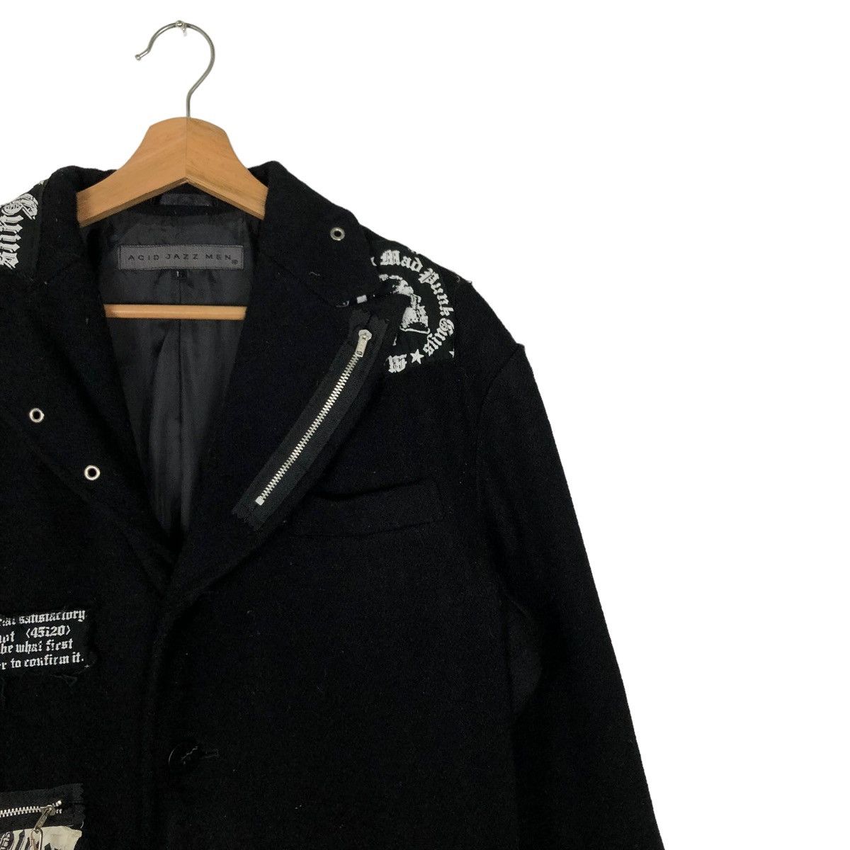 Hysteric Glamour 🔥PUNK DESIGN LONG JACKET ACID JAZZ MEN Size US L / EU 52-54 / 3 - 5 Thumbnail