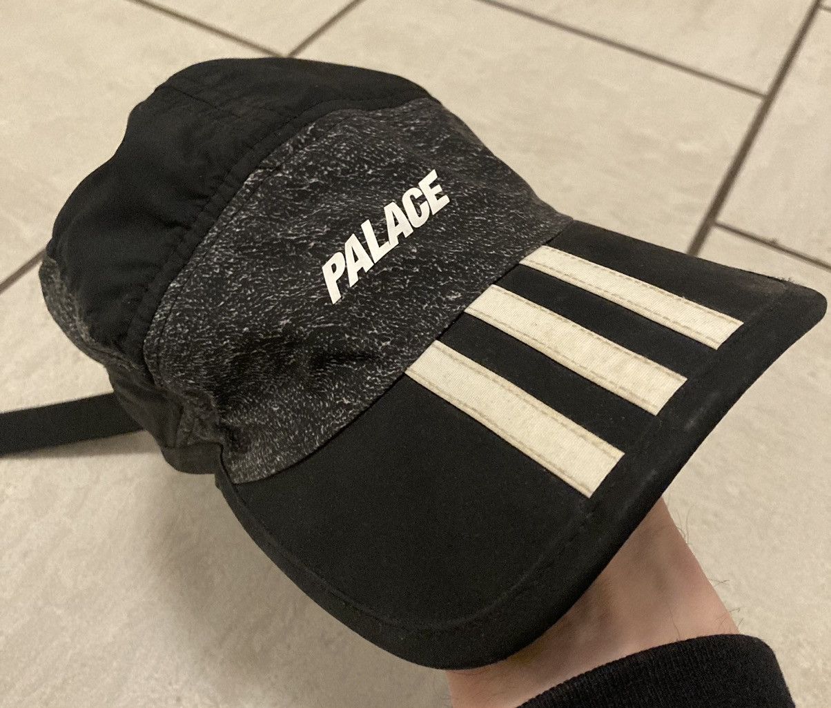 image of Adidas x Palace Running Cap in Black, Men's