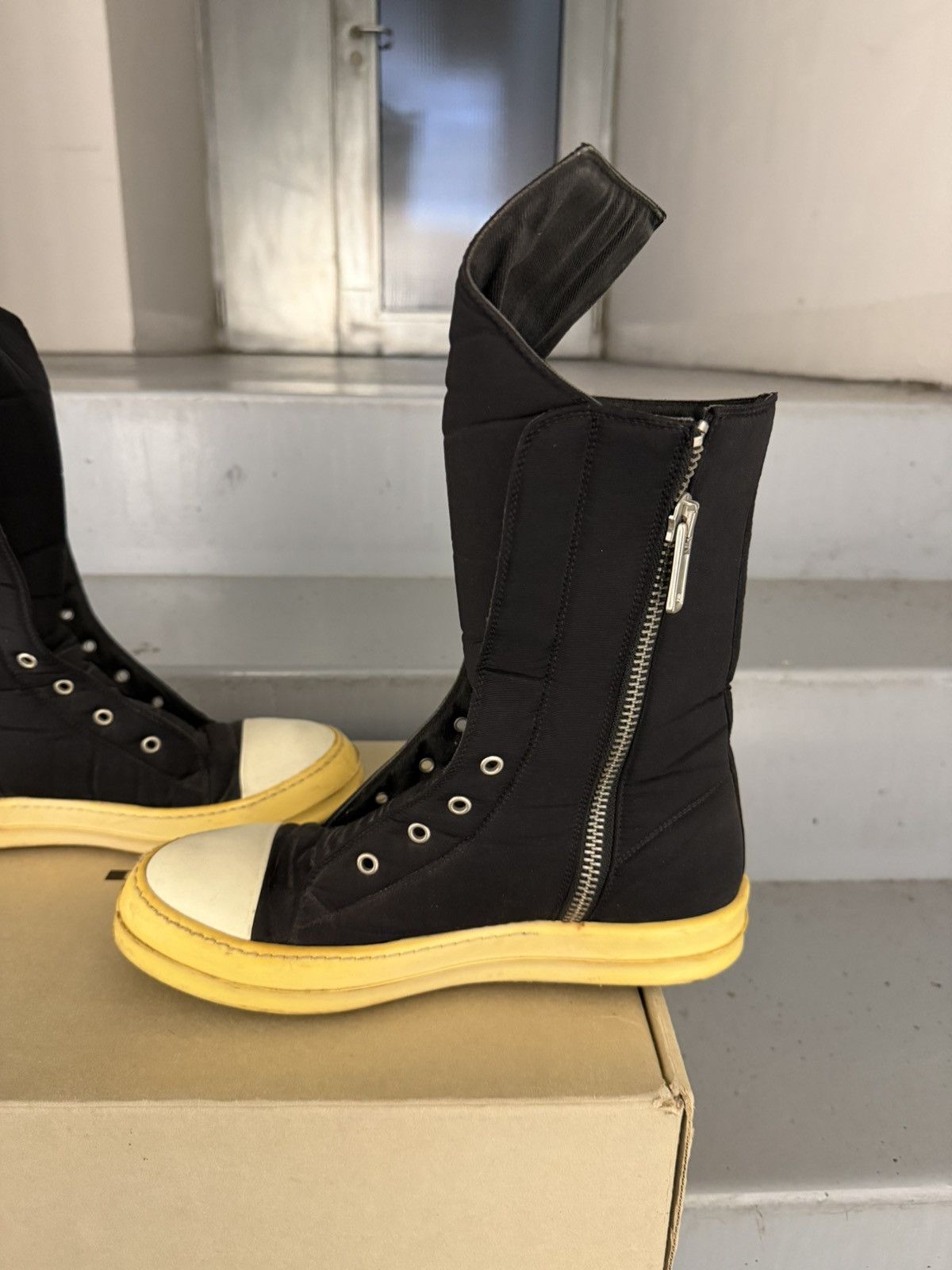 Rick Owens Drkshdw Rick Owens Drkshdw Ramones With Box Size US 8 / EU 41 - 13 Thumbnail