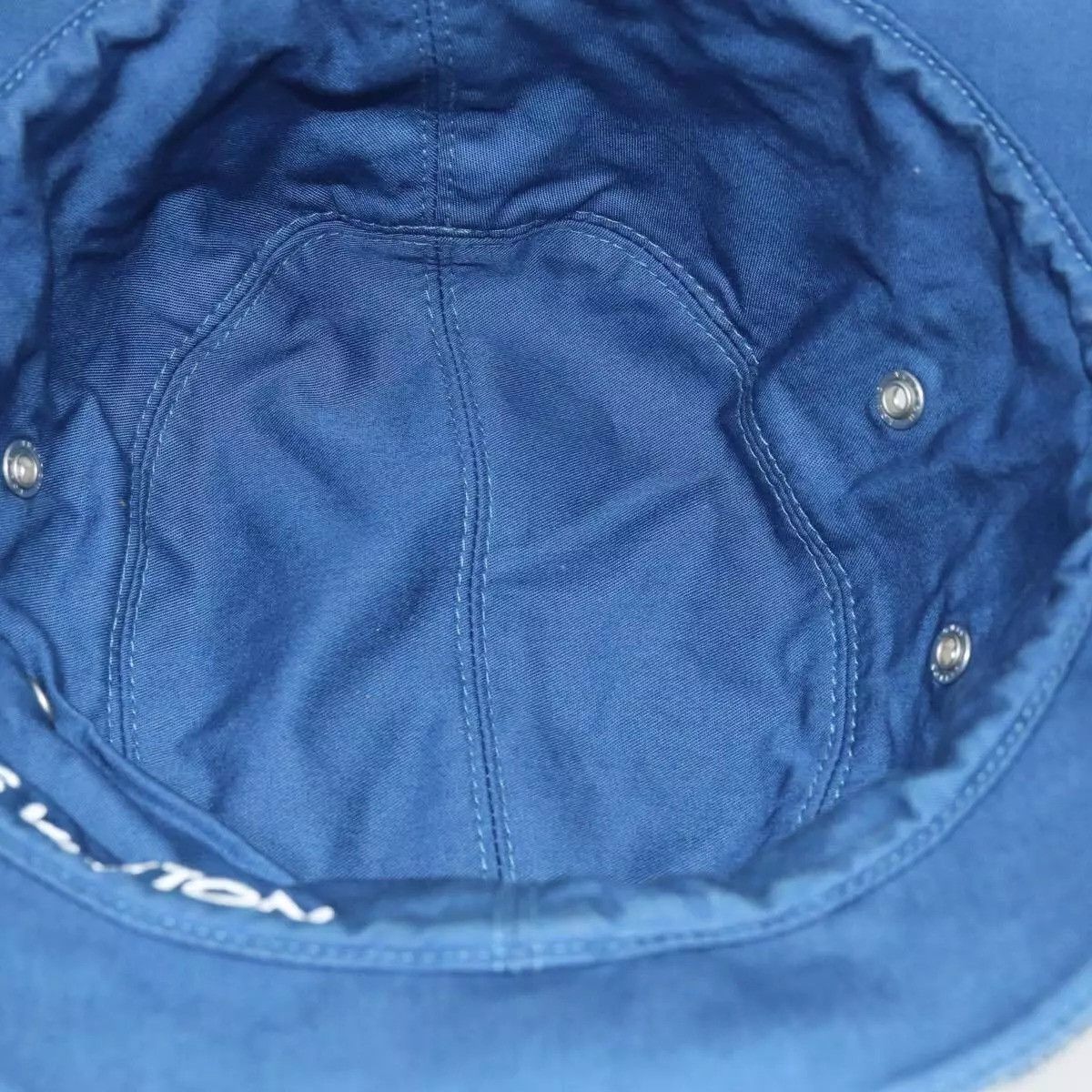 Louis Vuitton LOUIS VUITTON Monogram Hat Cotton Denim Blue Size ONE SIZE - 4 Thumbnail