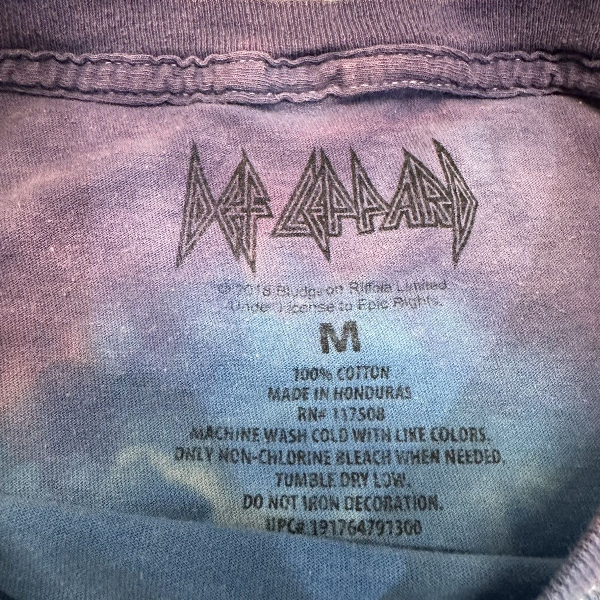 Def Leppard 2018 Def Leppard Adrenalize Tie-Dye Band Tour Graphic Shirt Size US M / EU 48-50 / 2 - 3 Thumbnail