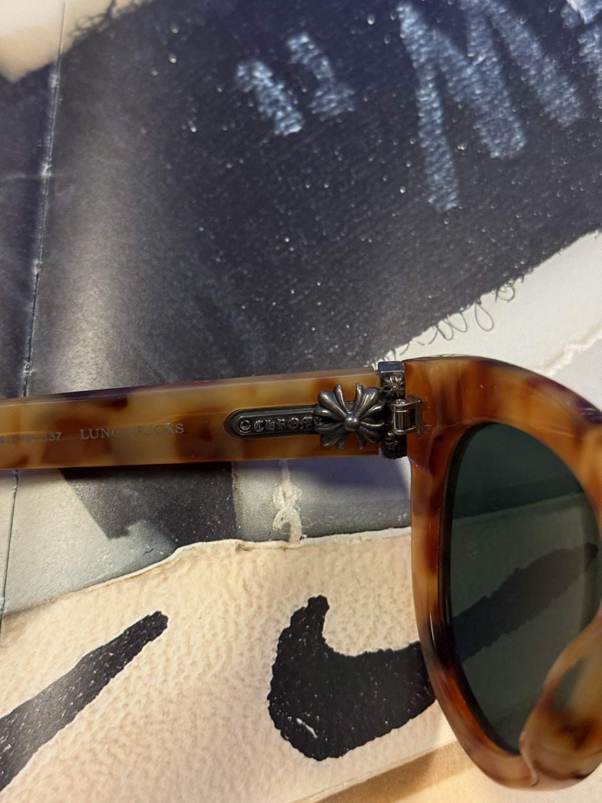 Chrome Hearts Chrome Hearts “LunchF**CKs” Sunglasses W Case Size ONE SIZE - 12 Thumbnail