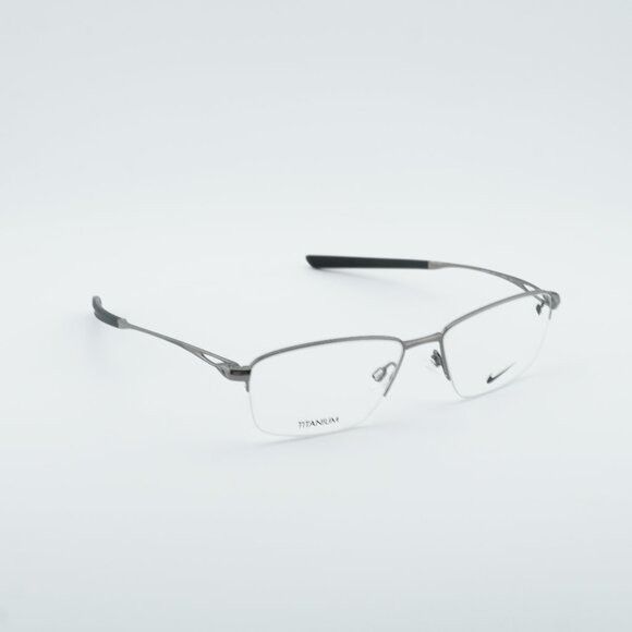 Nike NIKE 6045 070 Eyeglasses Gunmetal 56mm Rectangle Frame Size ONE SIZE - 1 Thumbnail