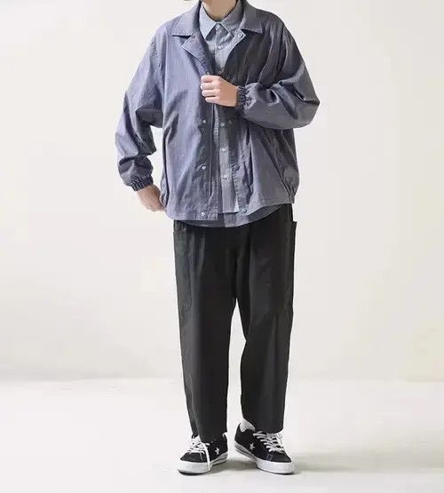 Japanese Brand 21SS Indigo Union Japan Black Minimalist Worker Pants Size US 30 / EU 46 - 4 Thumbnail