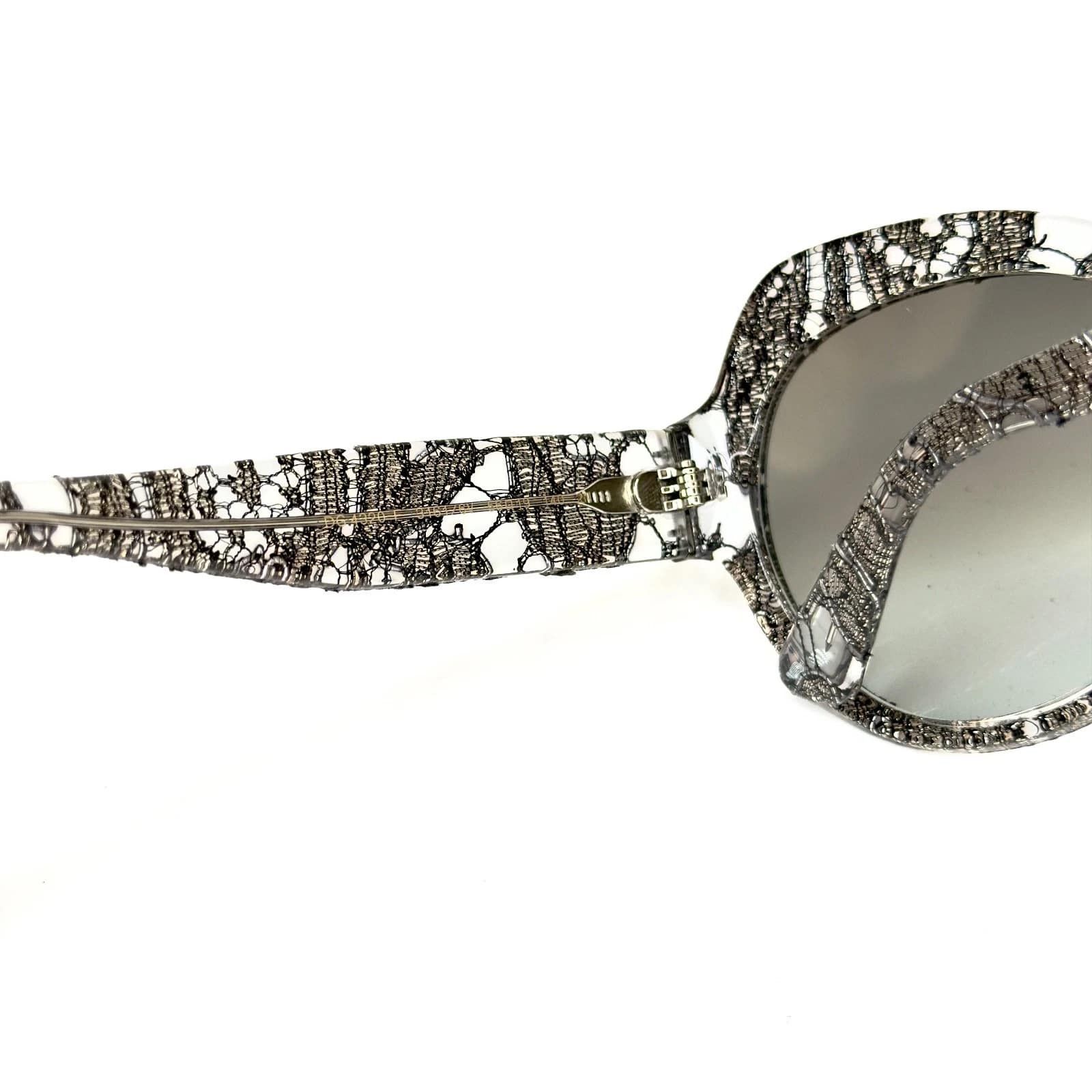 Dolce & Gabbana Dolce & Gabbana DG4320 PRINT FAMILY LACE 4320 Black Mirrored Size ONE SIZE - 8 Thumbnail