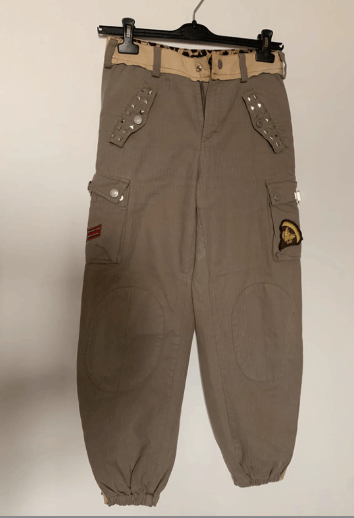 Dolce & Gabbana × Vintage Dolce Gabbana Pants SS2003 Cargo Printed Graffiti Vintage Size 26" / US 2 / IT 38 - 1 Thumbnail