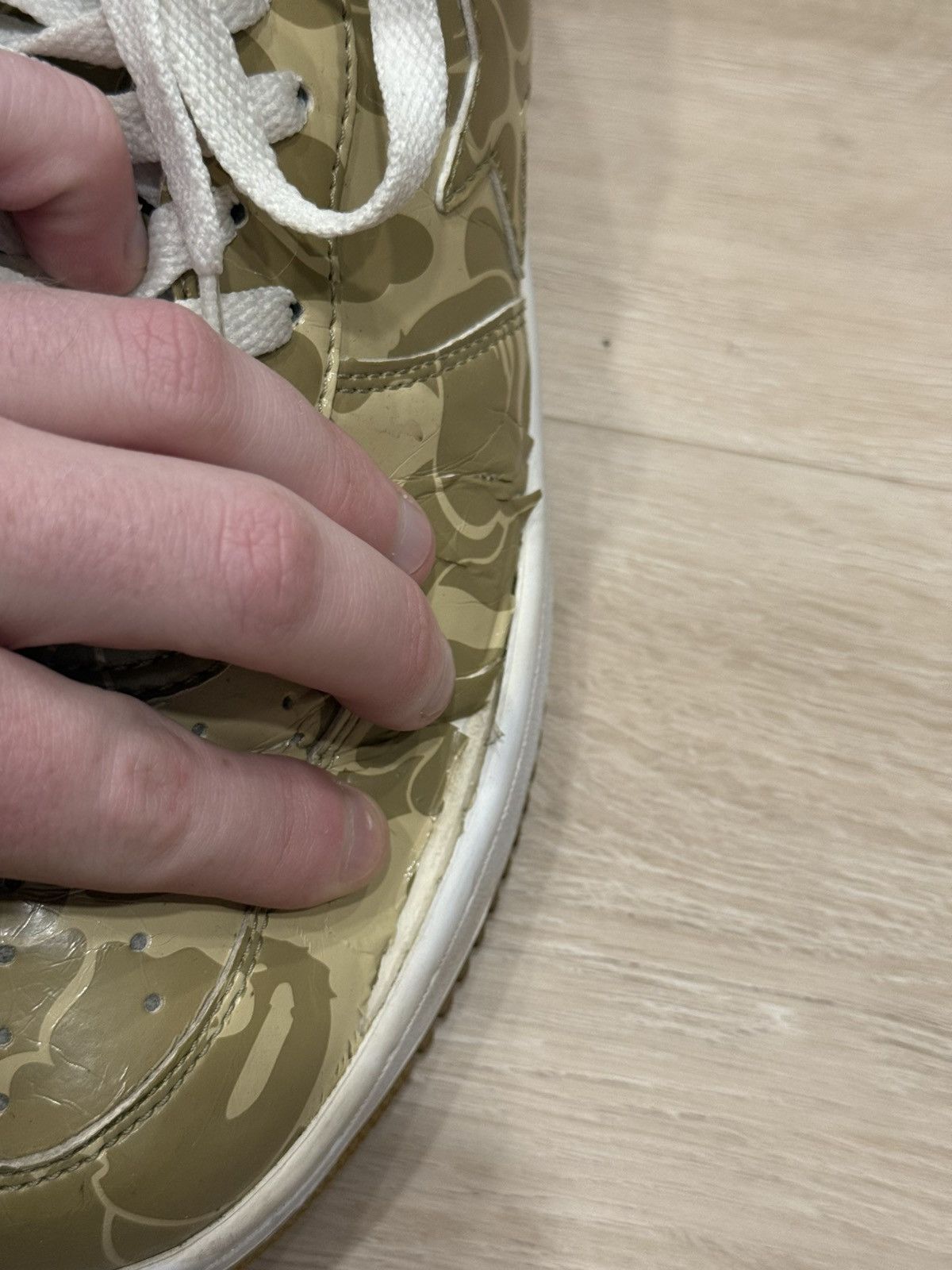 Bape Bape Footsoldier Desert Camo Bapesta Sneaker Size US 12 / EU 45 - 16 Thumbnail