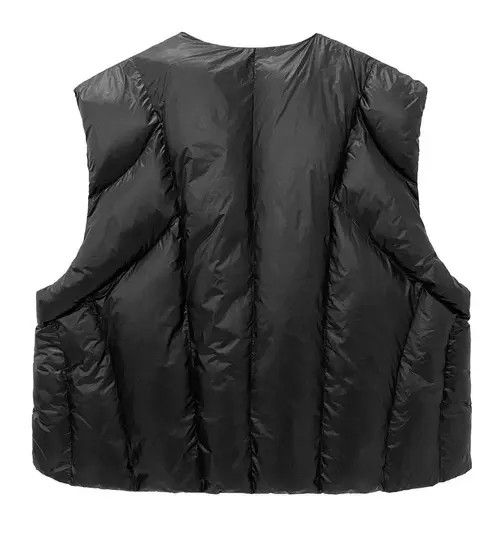 Japanese Brand Riruuko x natsu Quilted Baggy Black Vest Size US L / EU 52-54 / 3 - 6 Thumbnail