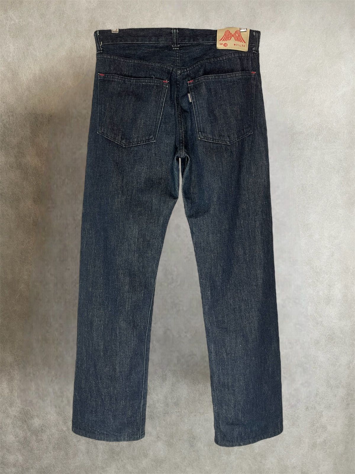 Japanese Brand Hiromichi nakano contrast stitching indigo denim pants Size US 31 - 4 Thumbnail