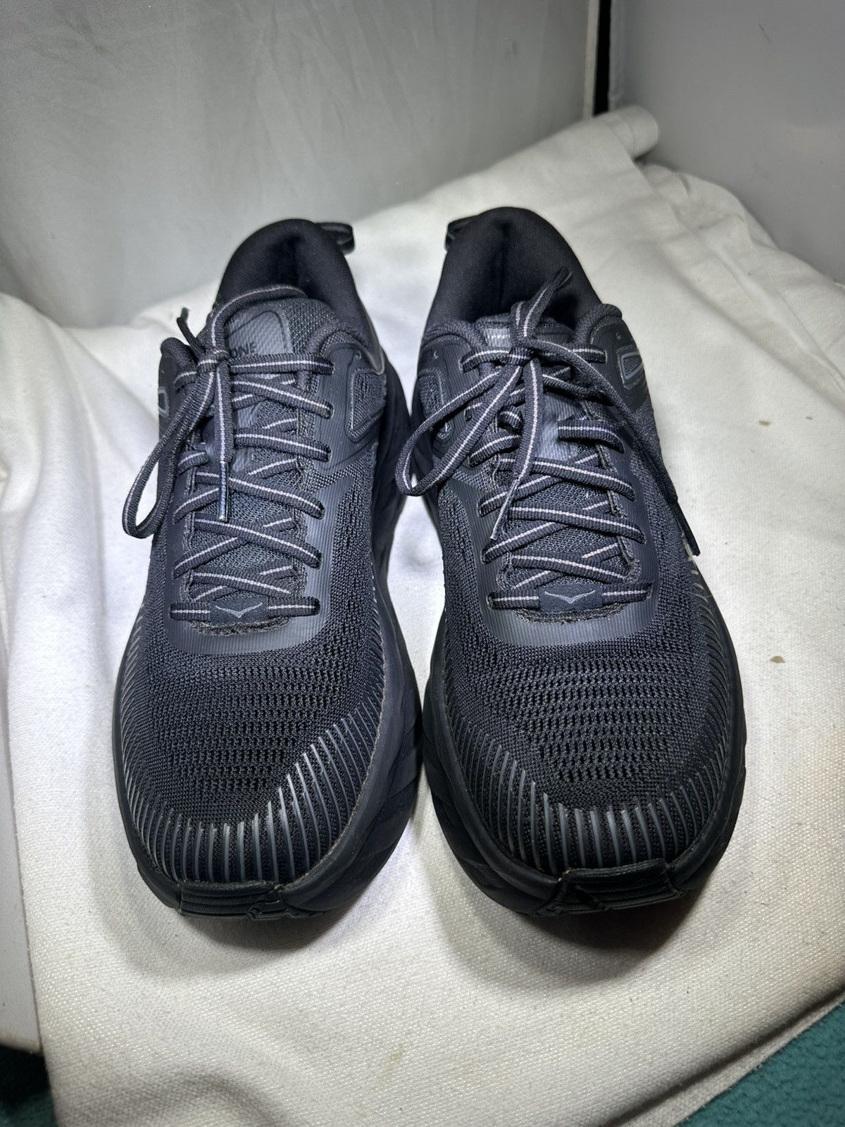 Hoka PreOwned Hoka Bondi 7 Triple Black Running Shoes Women's 8.5 Size US 8.5 / IT 38.5 - 2 Thumbnail