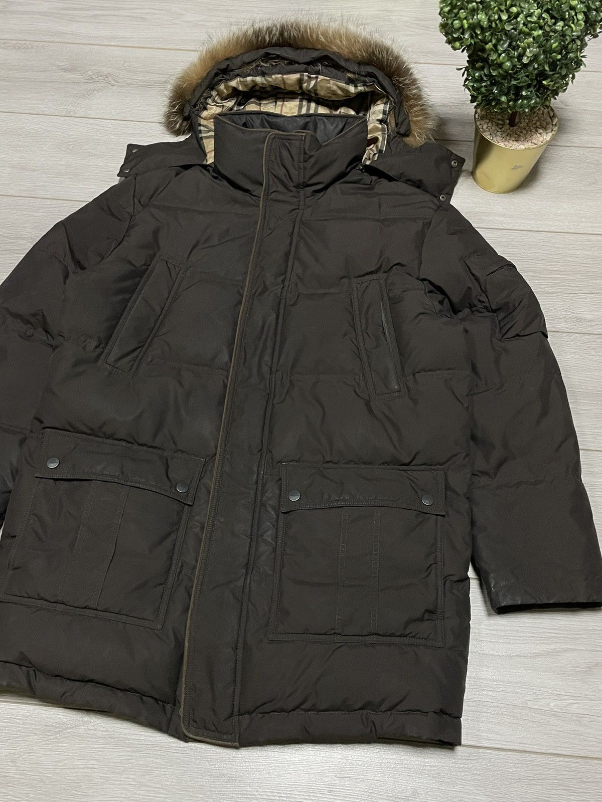 Burberry Burberry puffer down fox fur jacket Size US L / EU 52-54 / 3 - 3 Thumbnail