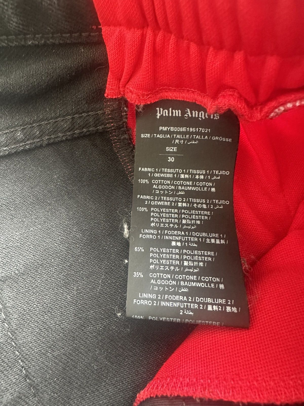 Palm Angels PALM ANGELS - 3/4 Track Denim Pants Size US 30 / EU 46 - 6 Thumbnail